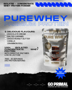 Pure Whey Protein · 70% ISO + 30% Concentrate